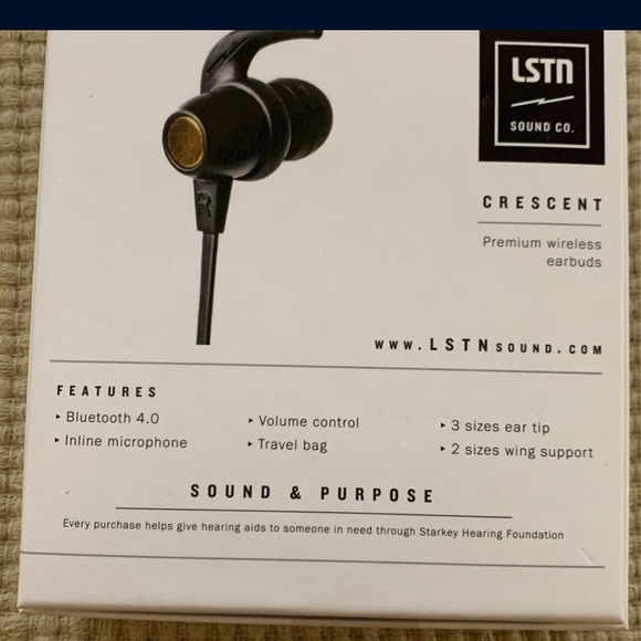 Crescent Wireless Earbuds - Picture 2 of 2